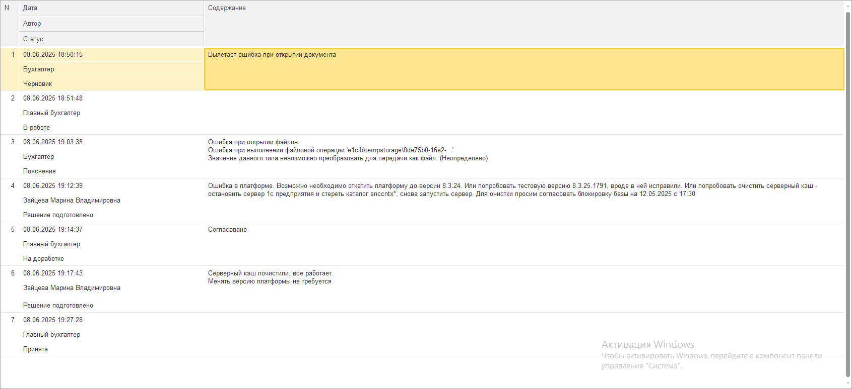 линия поддерки 6